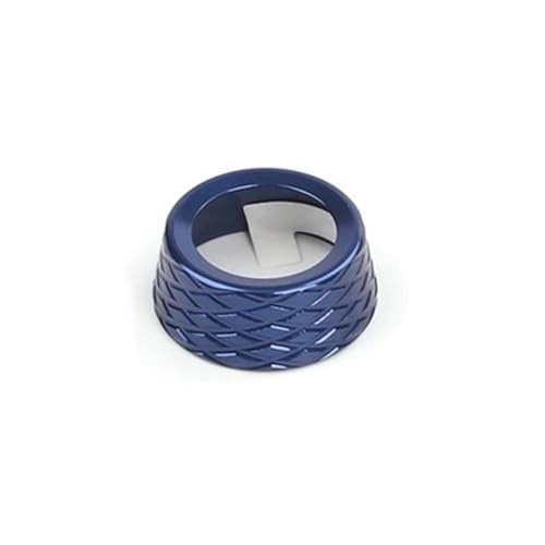 Schaltknauf Für Kia Für Stinger 2018-2023 Aluminium Auto Zentrale Konsole Getriebe Shift Stick Modell Control Knob Abdeckung(Blue) von FGKDLDZCZM