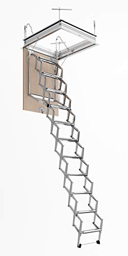 Fgm Scale - Scherentreppe | Stufenseite 50 | 50x80 H=276-300 cm von FGM SCALE