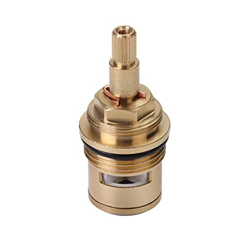 1 Stück 3/4 Zoll 20 Spline Vierteldrehung Wasserhahn-Ventilkern Ersatz for Küchen- und Badezimmerhähne(Blue) von FGNIWAAE