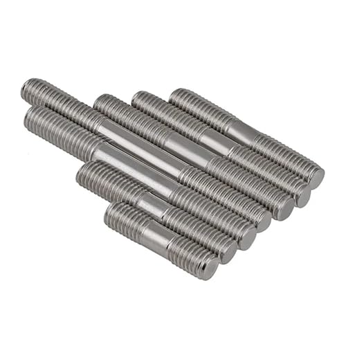 1 Stück Doppelgewindestange aus Edelstahl 316 A4 – Kopflose Stehbolzen for M6 M8 M10 M12 – Vielseitige Schrauben(M8x40) von FGNIWAAE