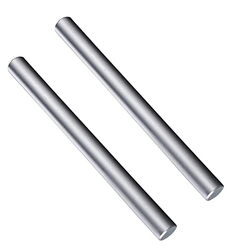 2 Stück Aluminium-Rundstäbe 14–19 mm x 600 mm – perfekt for Heimwerkerprojekte, Reparatur und Fertigung(18x600mm) von FGNIWAAE