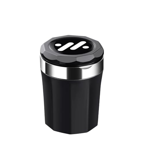 FGQDOL Auto Aschenbecher Metall Innenbehälter für IM L6 Max, LED Automatiklicht Druckknopf Entriegelung Schichtdesign Dichtungssystem Einfache Reinigung,B von FGQDOL