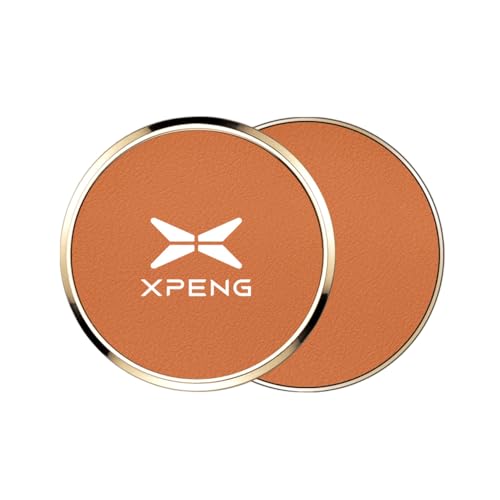 FGQDOL Auto Becherhalter Matte für XPENG G3 XPENG P7 XPENG P5, Leder Oberfläche Zinnlegierung Rand Verdickte Struktur Anodisierte Veredelung Doppelseitig rutschfest Abwaschbar FGQDOL Auto Becherhalter Matte für XPENG G3 XPENG P7 XPENG P5, Leder Oberfläche Zinnlegierung Rand Verdickte Struktur Anodisierte Veredelung Doppelseitig rutschfest Abwaschbar von FGQDOL