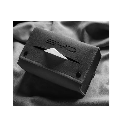 FGQDOL Taschentuchbox Auto fürs BYD ATTO 3/ATTO 2/SELA/Seal U/Seal U DM-i/Seal 07 EV,Verschleiß KratzfestWeiche Zarte Textur Starke Haltbarkeit Aufbewahrungsbox Innendekorationszubehör,B von FGQDOL