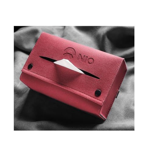 FGQDOL Taschentuchbox Auto fürs NIO ET7/ET5/EL6/EC7/EL8/Firefly,Verschleiß KratzfestWeiche Zarte Textur Starke Haltbarkeit Aufbewahrungsbox Innendekorationszubehör,B von FGQDOL