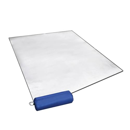 FGUJSUR 1,5-2m Outdoor Camping Matte Schaum Folie Decke Aluminium Isolierung Schaum Folie Matte Schlaf Zelt Pad Thermische FüR Familienkonzerte, Strand, Park, Camping, Wande(1.8m) von FGUJSUR