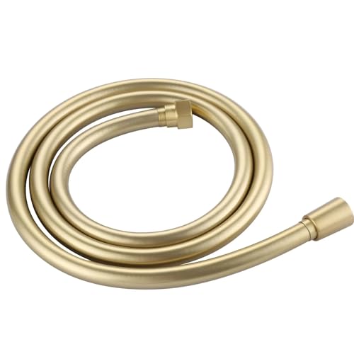 FGUJSUR PVC-Duschschlauch, Flexibel, Flexibler Duschschlauch for Badezimmer-Duschkopf, Goldener, Silberner, Schwarzer Bad-Duschschlauch Für Handbrause(Golden,300CM) von FGUJSUR
