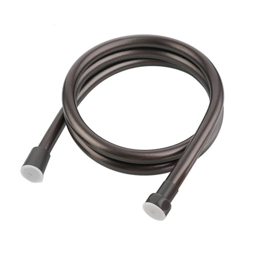 FGUJSUR PVC-Duschschlauch, Flexibel, Flexibler Duschschlauch for Badezimmer-Duschkopf, Goldener, Silberner, Schwarzer Bad-Duschschlauch Für Handbrause(Grey,200CM) von FGUJSUR