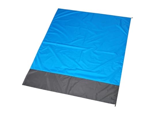 Wasserdichte Tasche Strand Decke Klapp Camping Matte Matratze Tragbare Leichte Matte Outdoor Picknick Matte Sand Strand Matte FüR Familienkonzerte, Strand, Park, Camping, Wande(Blue 210 X 200cm) von FGUJSUR