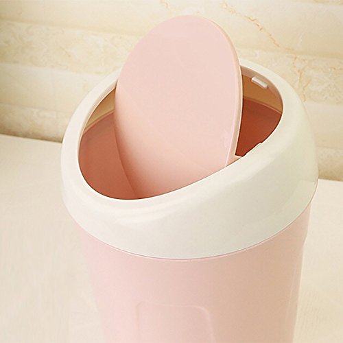FGUUTYM Desktops Küche Mülleimer Creative Trumpet Housekeeping & Organizers Aufbewahrungstaschen Aus Kunststoff (Pink, One Size) von FGUUTYM