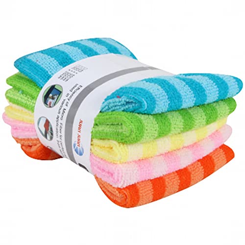 FGUUTYM Feuchte Reinigungstücher Bad multifunktionales Mikrofasertuch, Lazy Dishwashing Hundred Reinigungstuch, Geschirrspültuch Kapseln Halterung (Pink, One Size) von FGUUTYM