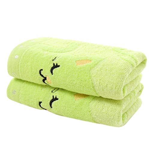 FGUUTYM Handtücher Set Duschtücher Mode-Tuch-Muster-Heimte Badematte Set (Green, One Size) von FGUUTYM