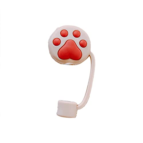 FGUUTYM Wiederverwendbare Strohspitzen Staubdeckel Abdeckungen Silikon-Trinkhalmabdeckung Benutzerdefinierte niedliche Accessoires Partydeko Für Männer Blau (F, One Size) von FGUUTYM