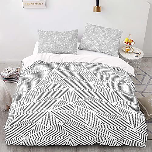 FGYSFT Bettwäsche 3D Schwarzweiß Linie Kunst Modern 240X280CM Bettwäsche-Set Bettwäsche-Set 3-Teilige Bettwäsche Bettwäsche Bettwäsche Mit Reißverschluss Und 2 Kissenbezügen FGYSFT Bettwäsche 3D Schwarzweiß Linie Kunst Modern 240X280CM Bettwäsche-Set Bettwäsche-Set 3-Teilige Bettwäsche Bettwäsche Bettwäsche Mit Reißverschluss Und 2 Kissenbezügen von FGYSFT