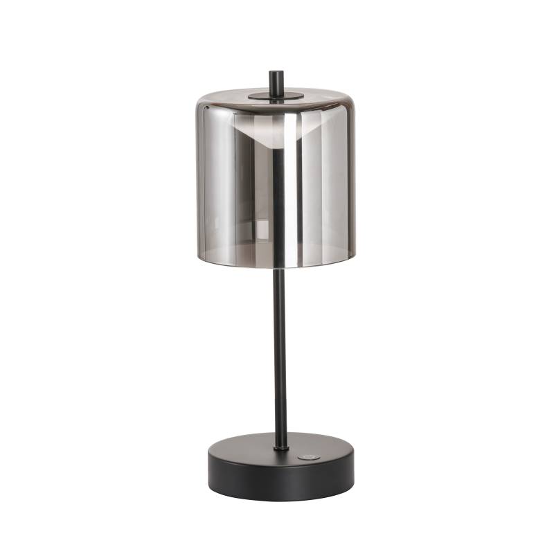 FH Lighting LED-Tischleuchte RIVA in Metall sandschwarz, Glas FH Lighting LED-Tischleuchte RIVA in Metall sandschwarz, Glas von FH Lighting