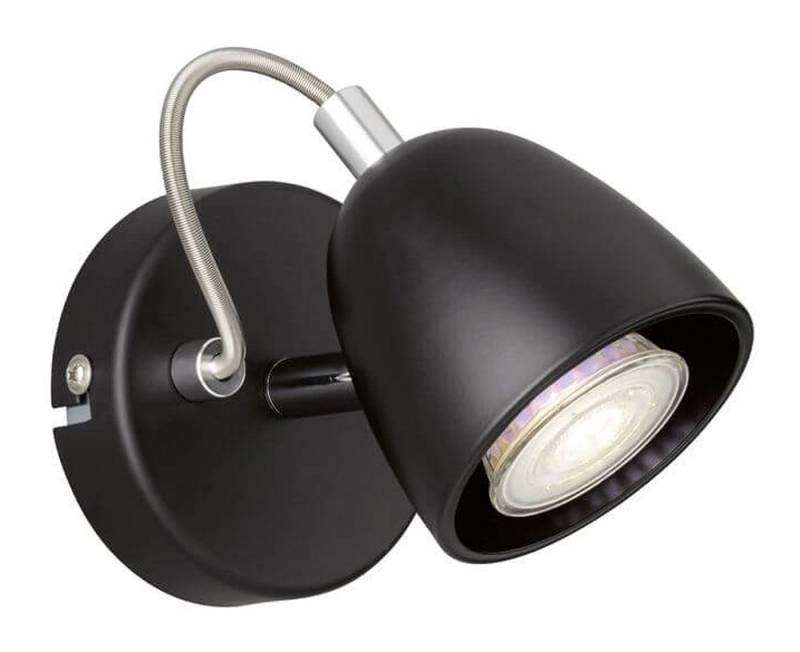 FH Lighting LED Wandleuchte GEMMA, 1-flammig, Chromfarben, Schwarz, Metall, LED wechselbar, Warmweiß, Ø 10 x H 13 cm FH Lighting LED Wandleuchte GEMMA, 1-flammig, Chromfarben, Schwarz, Metall, LED wechselbar, Warmweiß, Ø 10 x H 13 cm von FH Lighting