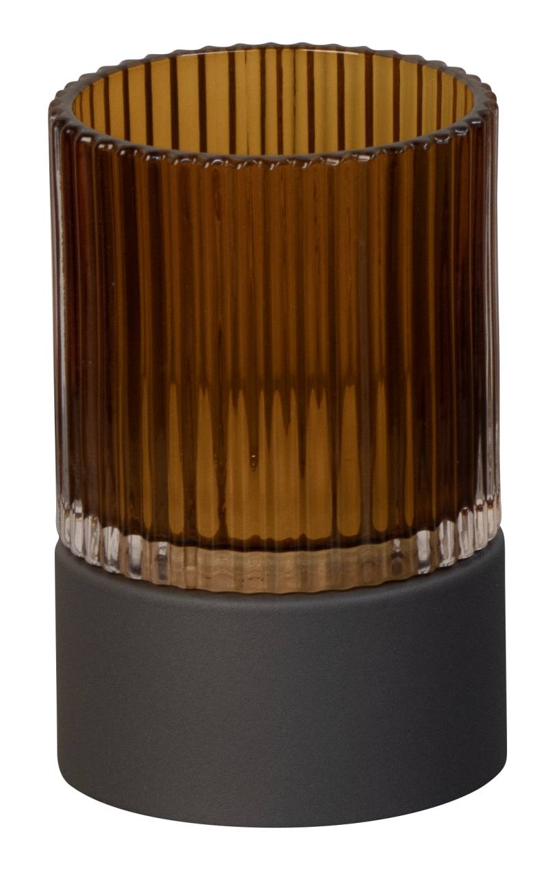LED-Tischleuchte ARIVA PRO in Glas sandgrau von FH Lighting