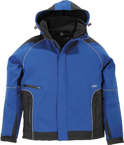 FHB Softshell Jacke "Walter" Größe L, 1 Stück, royalblau/schwarz, 78518-3620-L von FHB