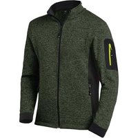 FHB Arbeitsjacke Strick Fleece CHRISTOPH 79595 1520 oliv schwarz Gr. XL von FHB