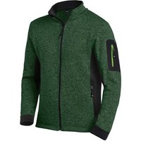 FHB - Arbeitsjacke Strick Fleece christoph 79595 2520 grün schwarz Gr. l von FHB
