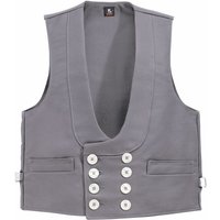 Arbeitsweste Zunftweste detlef Zwirn Doppel Pilot 70016 11 grau Gr. 90 - FHB von FHB