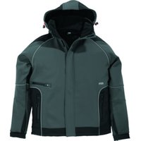 FHB WALTER Softshell-Jacke grau-schwarz Gr. L von FHB