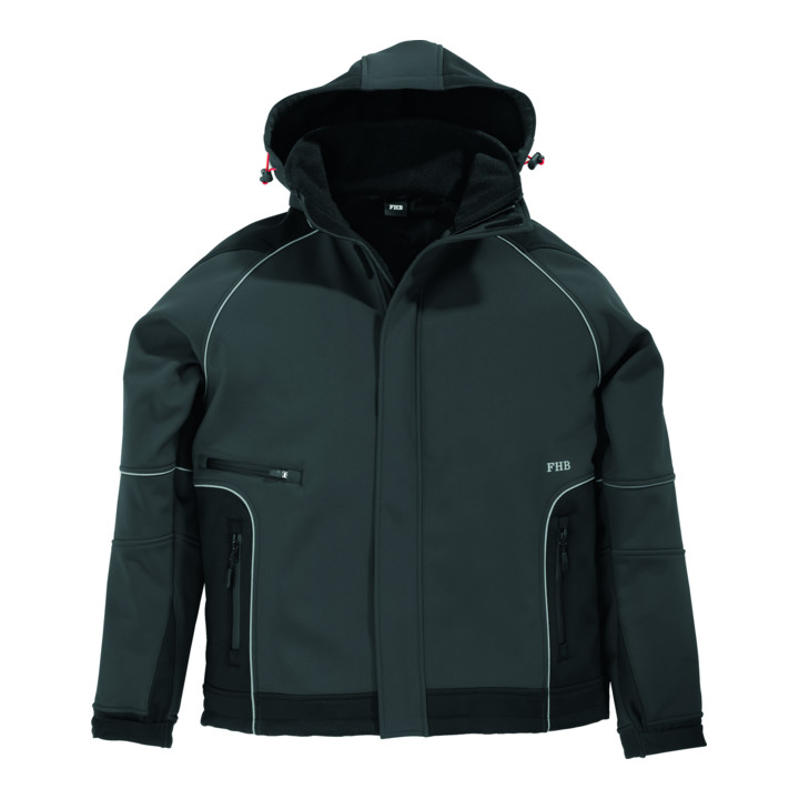 Fhb Softshell Jacke Arbeitsjacke Walter Anthrazit Schwarz Gr L B-Ware von FHB