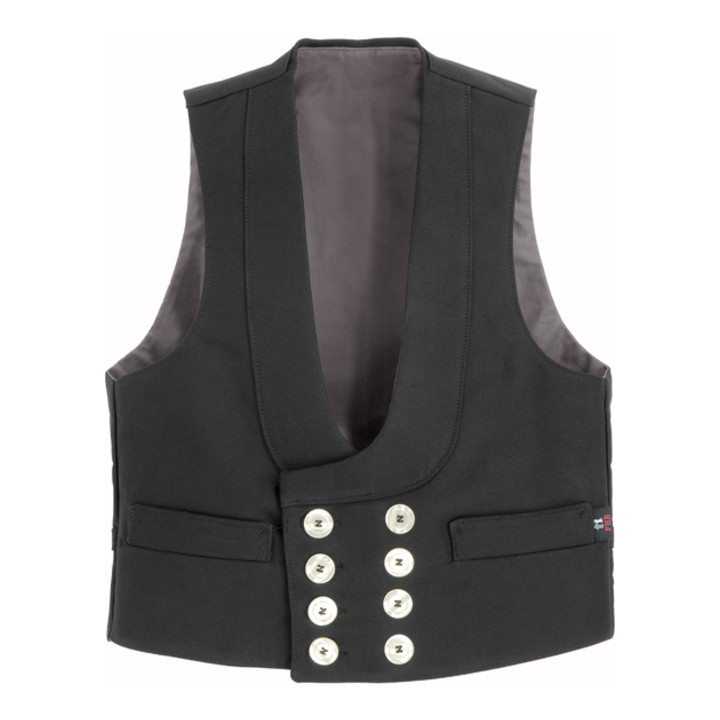 B-Ware Fhb Zunftweste Arbeitsweste Zwirn Doppel Pilot Schwarz Größe 50 Baumwolle von FHB