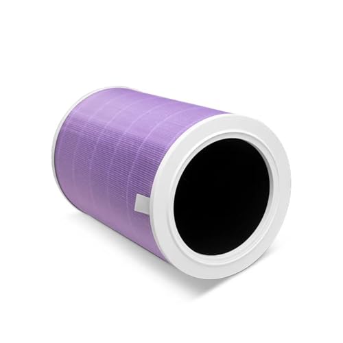 Blau-Grün-Grau-Luftfilter, Kompatibel Mit Xiaomi, Kompatibel Mit Mijia, Luftreiniger 1 2 2S 2C 2H 3 3S 3C 3H, Luftfilter, Carbon-HEPA-Ersatzfilter(Purple With RFID) von FHBNNYRPH