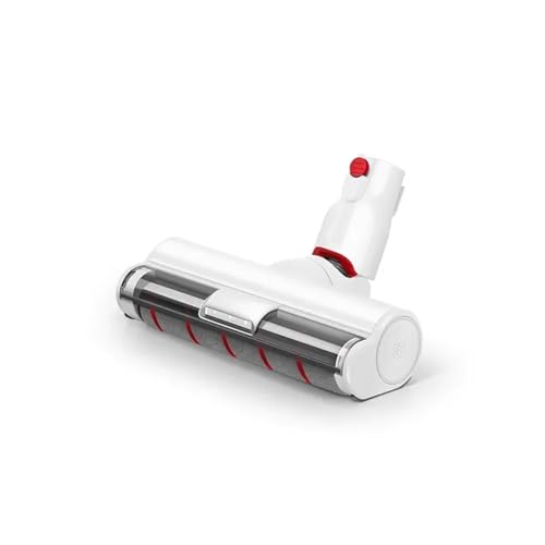 Elektrischer Motorisierter Bodenbürstenkopf, Kompatibel Mit Puppy, T10Pro Plus Turbo Cyclone Staubsaugerzubehör(White) von FHBNNYRPH