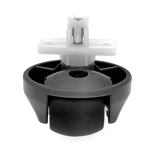 Ersatzräder, Kompatibel Mit Roborock, S7/S7 MaxV/S7 Max Ultra, Lenkradmodul, Rollen, Staubsaugerzubehör(1pcs Black) von FHBNNYRPH