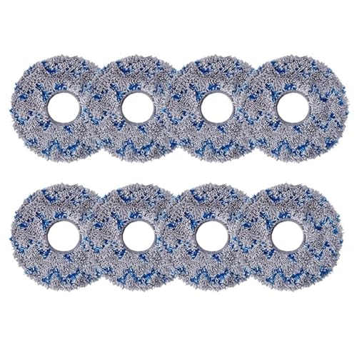 Wischtuch, Kompatibel Mit Ecovacs, Kompatibel Mit Deebot, T30 Pro Omni T10 T20 Omni T30s Combo X1 X2 Omni Roboter-Staubsauger, Wischpads, Zubehörteile(8pcs) von FHBNNYRPH