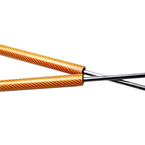 FHCBUTAE Heckklappendämpfer Für C&hevrolet Für Tigra Coupe 1994-2000 Heckklappe Lift Unterstützt Trunk Boot Gas Streben Schock Frühling Dämpfer Stützstange Heckklappe(Orange Carbon Fiber) von FHCBUTAE