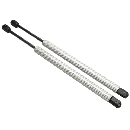 FHCBUTAE Heckklappendämpfer Für C&hevrolet Für Tigra Coupe 1994-2000 Heckklappe Lift Unterstützt Trunk Boot Gas Streben Schock Frühling Dämpfer Stützstange Heckklappe(Silver Carbon Fiber) von FHCBUTAE