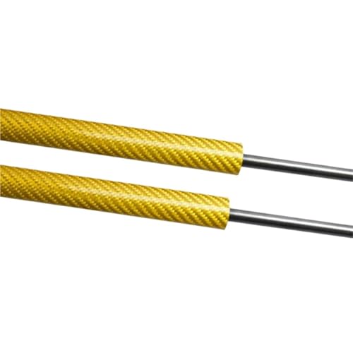 FHCBUTAE Heckklappendämpfer Für C&hevrolet Für Tigra Coupe 1994-2000 Heckklappe Lift Unterstützt Trunk Boot Gas Streben Schock Frühling Dämpfer Stützstange Heckklappe(Yellow Carbon Fiber) von FHCBUTAE