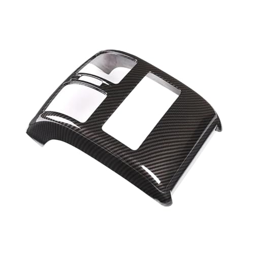FHCBUTAE Schutzverkleidung Für Hintere Lüftungsöffnung Der Mittelkonsole des Autos Für Mercedes Für Benz GLK X204 2008-2015 Auto-Klimaanlagen-Entlüftungsauslass(Carbon Texture) von FHCBUTAE