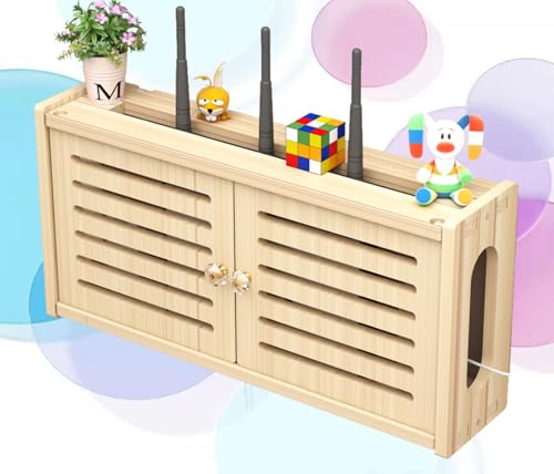 Router Box Abdeckung Wand Wifi Router Regal Aufbewahrungsbox Wifi Router Hider Box Holz Wand Aufbewahrungsbox C-48 x 24 cm Router Box Abdeckung Wand Wifi Router Regal Aufbewahrungsbox Wifi Router Hider Box Holz Wand Aufbewahrungsbox C-48 x 24 cm von FHCSAO