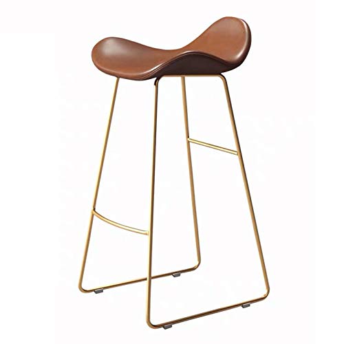 FHDCNTO Stuhl Moderne Barchairs Iron Bar Cafe Kitchen Breakfast Bar Stuhl Haushaltsmöbel Höhe 65/75 cm Multi-Farben Optional (Größe: 65 cm, Farbe: 003) von FHDCNTO