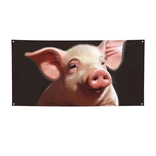 Foolish Cute Animal Banner Printing Indoor Outdoor Flag Party Banner and Signs Personalized Poster Photo Backdrop Background for Business Graduation Wedding Event Decoration Medium von FHEBNDS