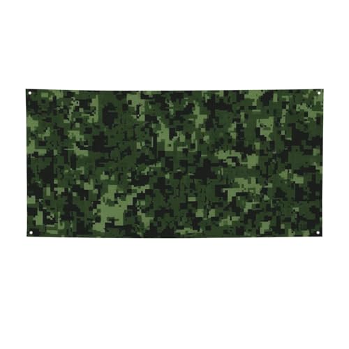 Grüne Armee, digitaler Camouflage-Banner, Druck, für drinnen und draußen, Party-Banner und Schilder, personalisierbar, Poster, Fotohintergrund, für Geschäftsabschluss, Hochzeit, Veranstaltung von FHEBNDS
