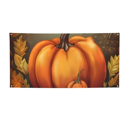 Punmpkin-Banner für den Innen- und Außenbereich, Party-Banner und Schilder, personalisierbares Poster, Fotohintergrund, Hintergrund für Geschäftsabschluss, Hochzeit, Veranstaltung, Dekoration, klein von FHEBNDS
