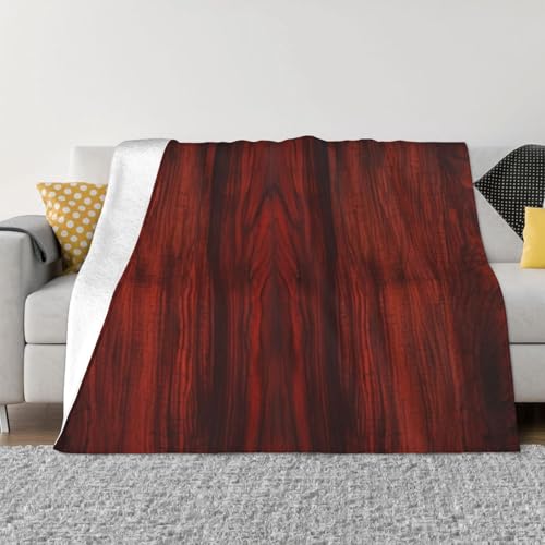 Rote Holzdecke und Überwürfe, ultraweich, Mikrofleece, Überwurf, leicht, Flanell, Klimaanlage, Decken, für alle Jahreszeiten, warme Plüsch-Bettdecken für Sofa, Couch, 203,2 x 152,4 cm Rote Holzdecke und Überwürfe, ultraweich, Mikrofleece, Überwurf, leicht, Flanell, Klimaanlage, Decken, für alle Jahreszeiten, warme Plüsch-Bettdecken für Sofa, Couch, 203,2 x 152,4 cm von FHEBNDS