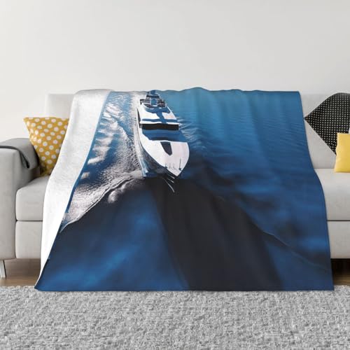 Yachtdecke und Überwürfe, ultraweich, Mikrofleece, leicht, Flanell, Klimaanlage, Decken, für alle Jahreszeiten, warme Plüsch-Bettdecken für Sofa, Couch, 203,2 x 152,4 cm Yachtdecke und Überwürfe, ultraweich, Mikrofleece, leicht, Flanell, Klimaanlage, Decken, für alle Jahreszeiten, warme Plüsch-Bettdecken für Sofa, Couch, 203,2 x 152,4 cm von FHEBNDS