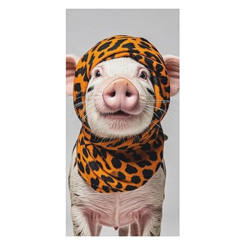 FHESDCW Pets Wearing Leopard Print Extra Large Beach Towel for Adults, Ultra Soft Microfiber Beach Towels Sand-Free Quick Dry Bath Towel for Beach, Pool, Yoga, Travel 80.0 cm X 160.0 cm FHESDCW Pets Wearing Leopard Print Extra Large Beach Towel for Adults, Ultra Soft Microfiber Beach Towels Sand-Free Quick Dry Bath Towel for Beach, Pool, Yoga, Travel 80.0 cm X 160.0 cm von FHESDCW