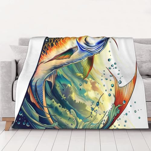 FHESDMN Flanell-Fleece-Decke, Couchdecke, Sofa-Garnitur, flauschige, dicke Decken sind für alle Jahreszeiten geeignet, 101,6 x 76,2 cm FHESDMN Flanell-Fleece-Decke, Couchdecke, Sofa-Garnitur, flauschige, dicke Decken sind für alle Jahreszeiten geeignet, 101,6 x 76,2 cm von FHESDMN
