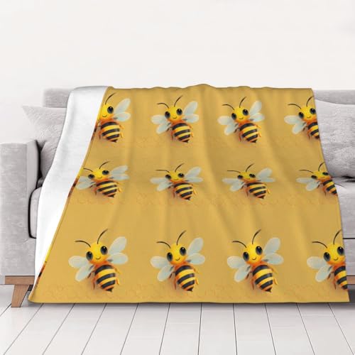 FHESDMN Flanell-Fleece-Decke, Couchdecke, Sofa-Garnitur, flauschige, dicke Decken sind für alle Jahreszeiten geeignet, 80 x 60 cm, Gelb FHESDMN Flanell-Fleece-Decke, Couchdecke, Sofa-Garnitur, flauschige, dicke Decken sind für alle Jahreszeiten geeignet, 80 x 60 cm, Gelb von FHESDMN
