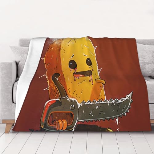 FHESDMN Flanell-Fleecedecke, bedruckt, Motiv: weinende Kettensäge, Couchdecke, Sofabett, flauschige, dicke Decken sind für alle Jahreszeiten geeignet, 80 x 60 cm FHESDMN Flanell-Fleecedecke, bedruckt, Motiv: weinende Kettensäge, Couchdecke, Sofabett, flauschige, dicke Decken sind für alle Jahreszeiten geeignet, 80 x 60 cm von FHESDMN