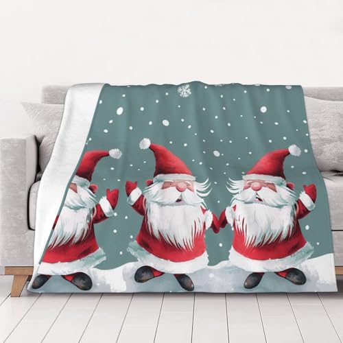 FHESDMN Flanell-Fleecedecke mit lustigem Weihnachtsmotiv, bedruckt, Couchdecke, Sofa-Settees, flauschige, dicke Decken sind für alle Jahreszeiten geeignet, 60 x 50 cm FHESDMN Flanell-Fleecedecke mit lustigem Weihnachtsmotiv, bedruckt, Couchdecke, Sofa-Settees, flauschige, dicke Decken sind für alle Jahreszeiten geeignet, 60 x 50 cm von FHESDMN
