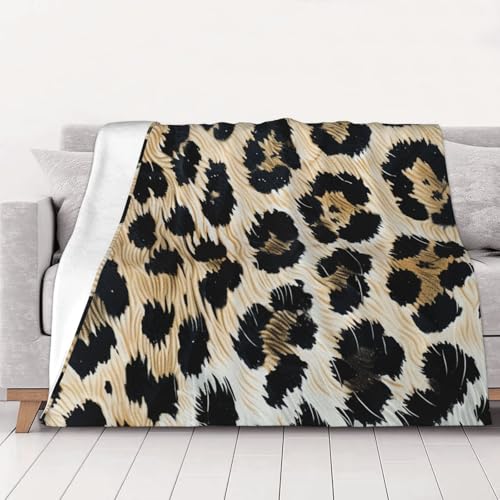 FHESDMN Flanell-Fleecedecke mit rauem Leopardenmuster, Couchdecke, Sofa-Settees, flauschige, dicke Decken sind für alle Jahreszeiten geeignet, 40 x 30 cm FHESDMN Flanell-Fleecedecke mit rauem Leopardenmuster, Couchdecke, Sofa-Settees, flauschige, dicke Decken sind für alle Jahreszeiten geeignet, 40 x 30 cm von FHESDMN