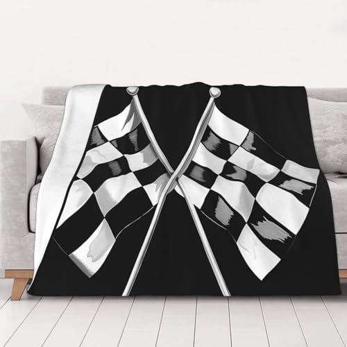 FHESDMN Flanell-Fleecedecke mit schwarz-weißen Formeln, kariertes Flaggenmuster, bedruckte Couchdecke, Sofa-Settees, flauschige, dicke Decken sind für alle Jahreszeiten geeignet, 80 x 60 cm FHESDMN Flanell-Fleecedecke mit schwarz-weißen Formeln, kariertes Flaggenmuster, bedruckte Couchdecke, Sofa-Settees, flauschige, dicke Decken sind für alle Jahreszeiten geeignet, 80 x 60 cm von FHESDMN